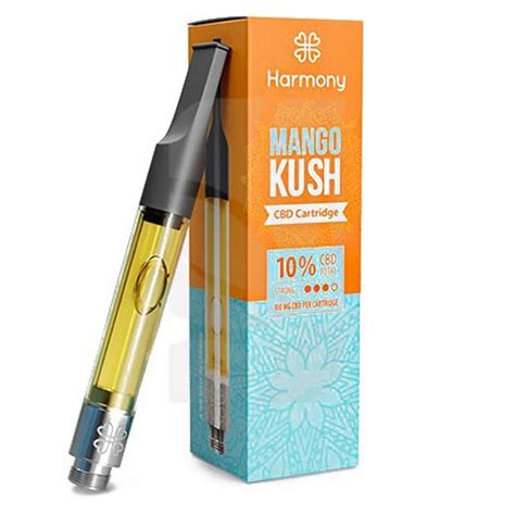 Cartucho Mango Kush Para Vaporizador Cbd Pen Mg Harmony Salt N Verde