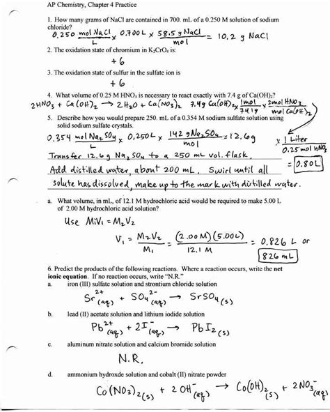 Gas Stoichiometry Worksheet Answers