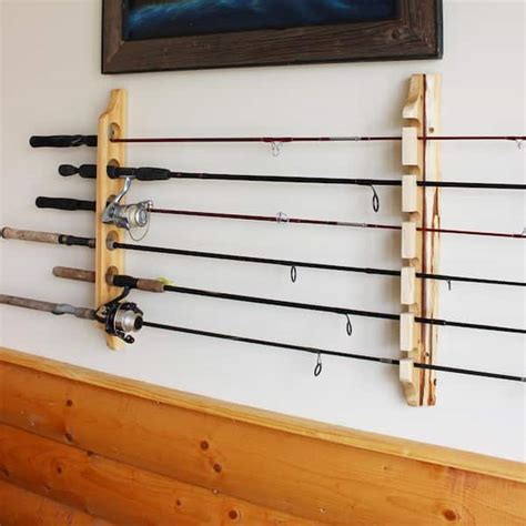 Diy Ceiling Mount Fishing Rod Holder Shelly Lighting