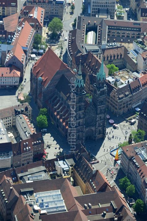 Luftaufnahme N Rnberg Kirchengeb Ude St Lorenz Lorenzkirche In