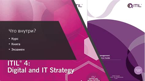 Itil® 4 Leader Digital And It Strategy Что внутри Digital Enterprise