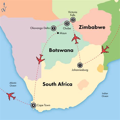 Jungle Maps Map Of South Africa Zimbabwe And Zambia 1E1