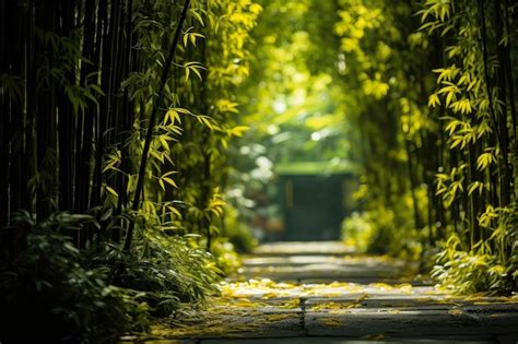Premium Photo Tropical Bamboo Forest Bamboo Forest Landscape