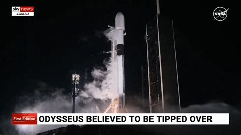 Reports Odysseus Moon Lander Has Tipped Over During Historic Mission