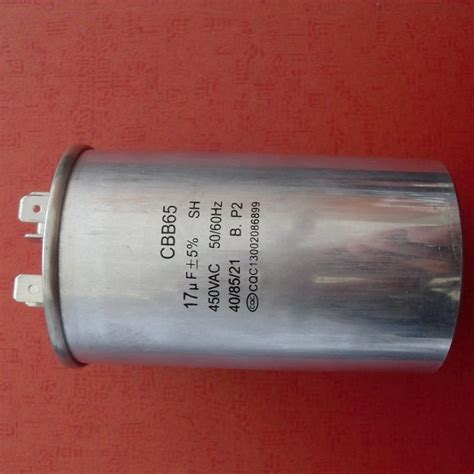 High Quality Cbb65 17UF 450VAC Air Conditioner Generator Capacitor