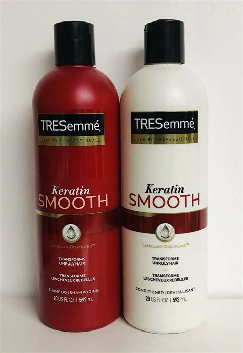 Tresemme Keratin Smooth Shampoo Conditioner With Argan Oil Fl Oz