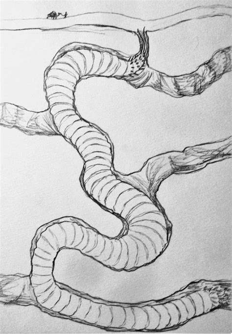 Ancardias Unusual Animals The Great Sandworm By Spidermilkshake On