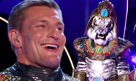 The White Tiger Masked Singer White Tiger Revealed Masked Singer Youtube Gronk Played In