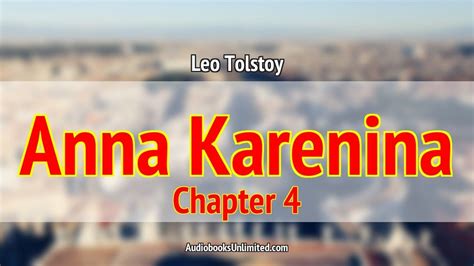 Anna Karenina Part 7 Audiobook Chapter 4 With Subtitles YouTube