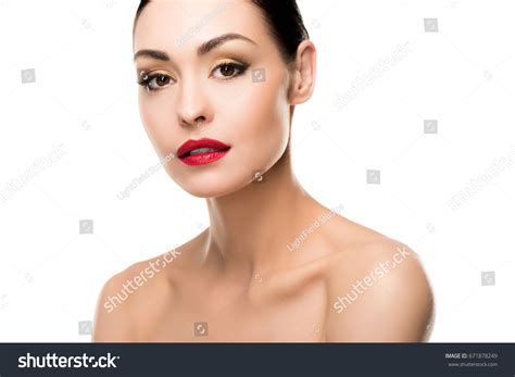 Portrait Sensual Naked Woman Looking Camera Stock Photo Shutterstock