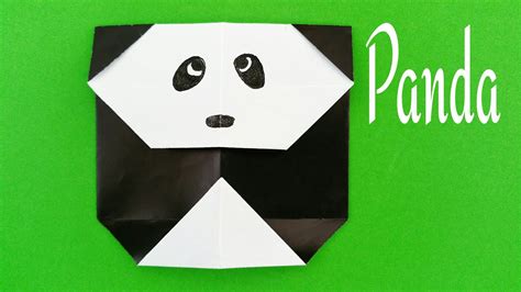 How To Make A Easy Paper Panda Origami For Beginners YouTube