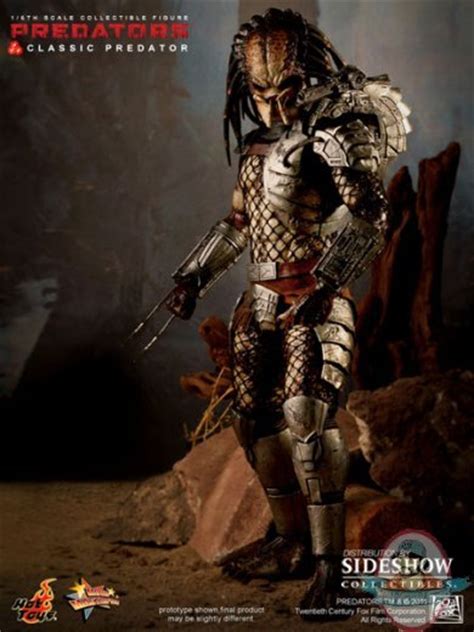 MMS Scale Classic Predator Inch Collectible Figure By Hot Toys Man Of Action Figures