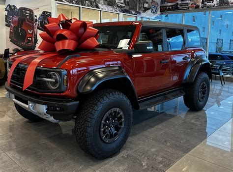 2023 Bronco Raptor In Hot Pepper Red Bronco6G 2021 Ford Bronco