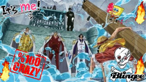 one piece MarineFord luffy vs admirals Picture #130154029 | Blingee.com