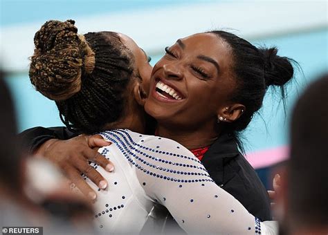 Olympics Fans Laud Simone Biles For Post Vault Moment With Top Rival