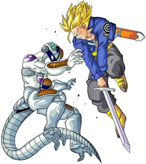 Mecha Freezer Vs Trunks Del Futuro SSJ Dragon Ball Dragon Ball