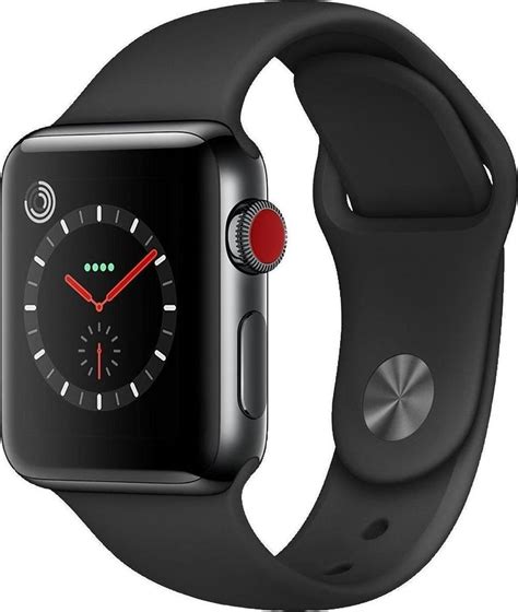 Apple Watch Series 3 Cellular Steel 38mm (Black) | Skroutz.gr