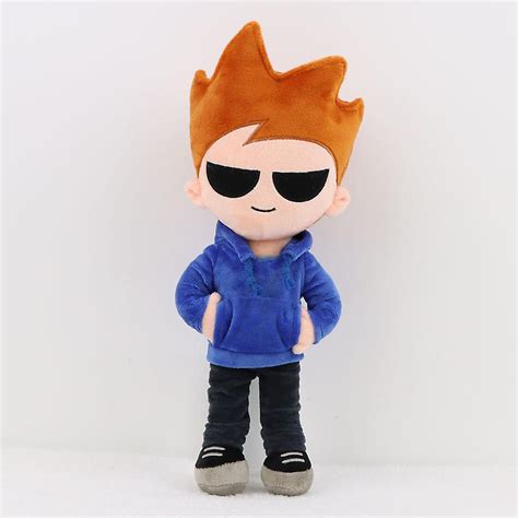 38cm Kawaii Tom Eddsworld Peluche Jouet Tord Eddsworld Poupée Dessin