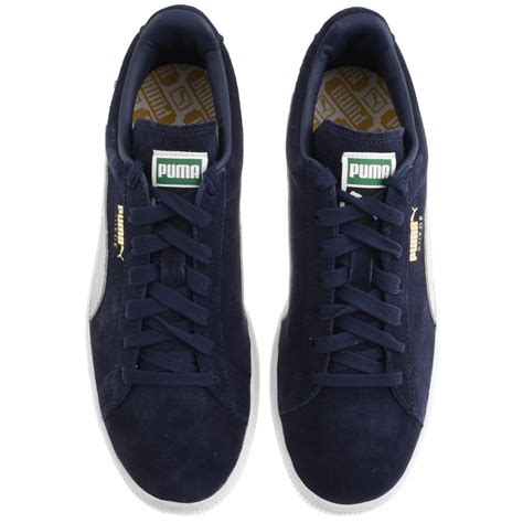 Puma Suede Classic Trainers Navy Mainline Menswear