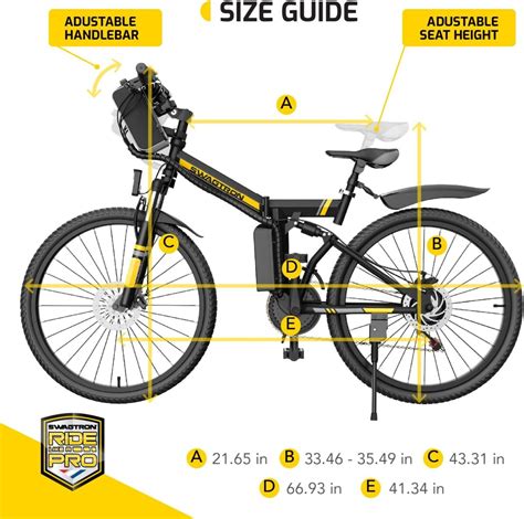 Swagtron EB15 Viper Folding Off Road Electric Mountain Bike 26 All