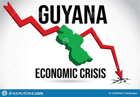 Guyana Map Financial Crisis Economic Collapse Market Crash Global ...