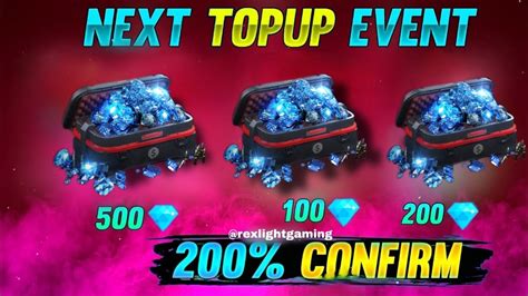 Next Topup Event Free Fire New Topup Event Next Top Up Event