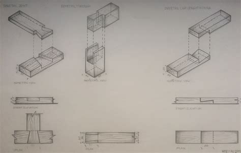 Working Drawing Of Wooden Joinery Architecture Design Drawing