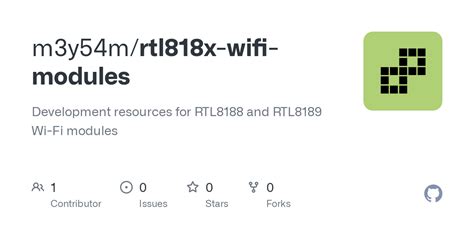 GitHub - m3y54m/rtl818x-wifi-modules: Development resources for RTL8188 ...