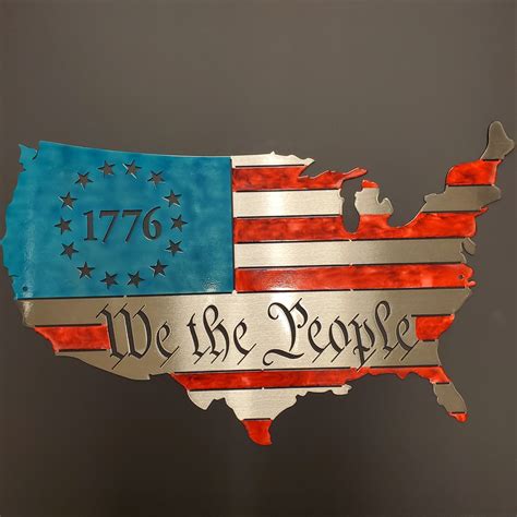 We The People Flag – JDH Iron Designs