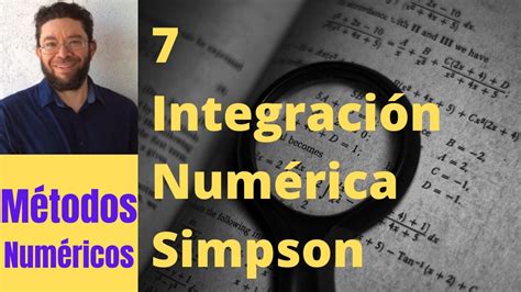 Integración numérica regla de Simpson 7 Métodos numéricos C YouTube