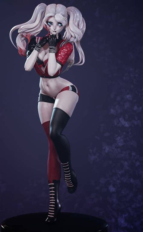 Harley Quinn Nsfw 3d Stl File 3d Design 3d Printer Harley Quinn Nsfw