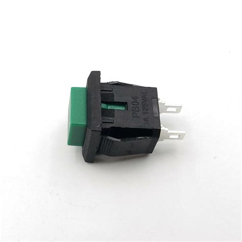 Pcs Green Mm Square Momentary Off Mom Pin Spst Mini Push Button