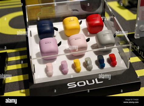 A display of SOUL electronics upcoming product release, the ST-XX ...