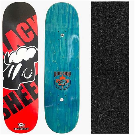 Shape Profissional Maple Skate Black Sheep Black Red 8 0 Virtual