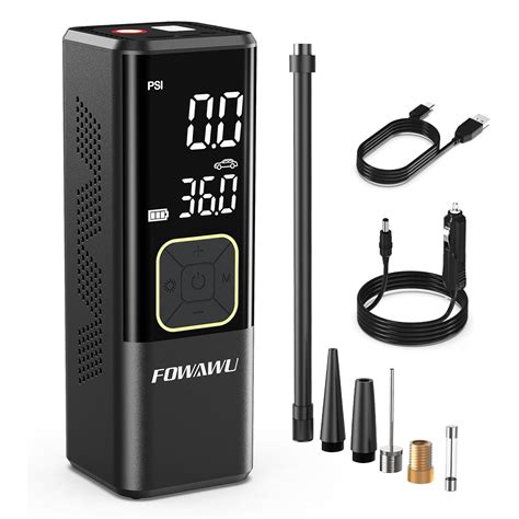 Fowawu Mah Psi Portable Air Compressor Cordless Tyre Inflator