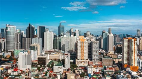 premium photo aerial view  makati