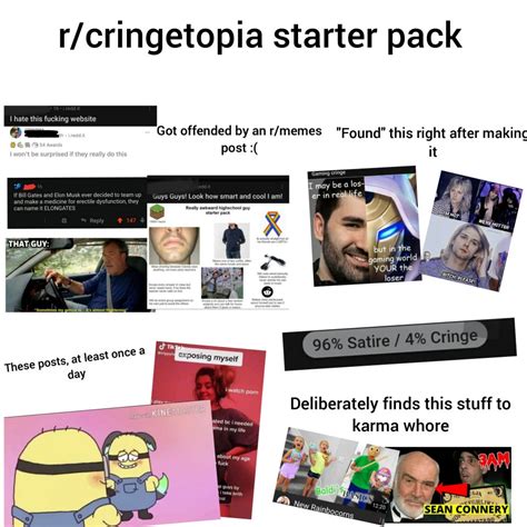 R Cringetopia Starter Pack R Starterpacks