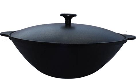 Вок Камская посуда Вок с крышкой, чугун, 26 см - купить по выгодным ...