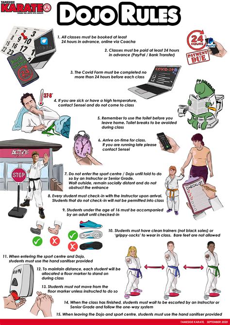 Dojo Rules, | Tameside Karate