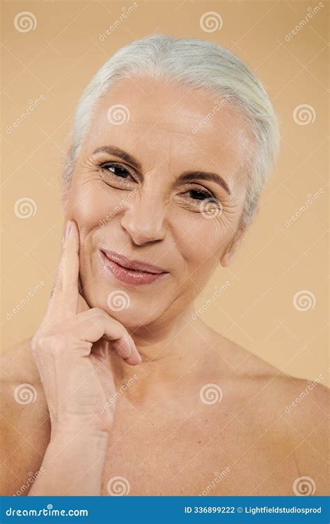 A Mature Woman Gently Touching Her Stock Photo Image Of Companionship Life 336899222