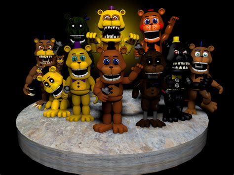 Fnaf World Pack 10 C4d By Nathanzicaoficial On Deviantart