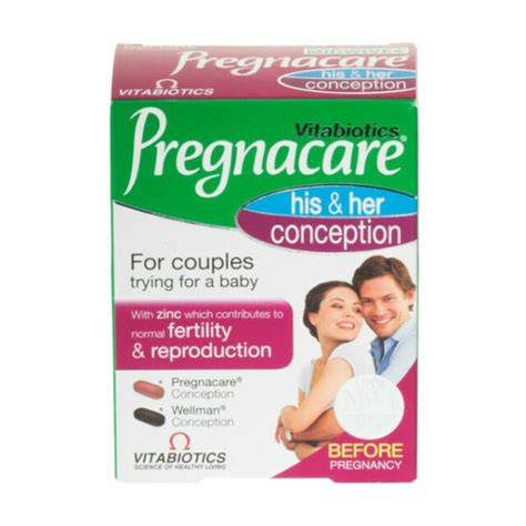 Vitabiotics Pregnacare His And Her Conception Tablet 60 Count For