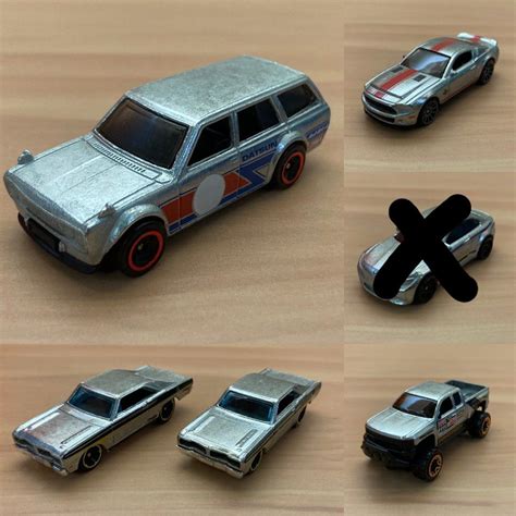 Hot Wheels Zamac Pack Datsun Wagon Mustang Shelby Super Snake