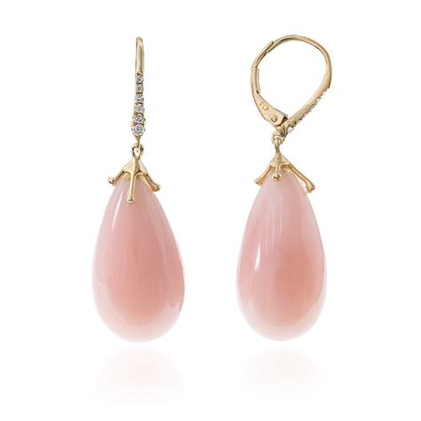 Pinkfarbener Opal Goldohrringe CIRARI 2344UQ Juwelo Schmuck