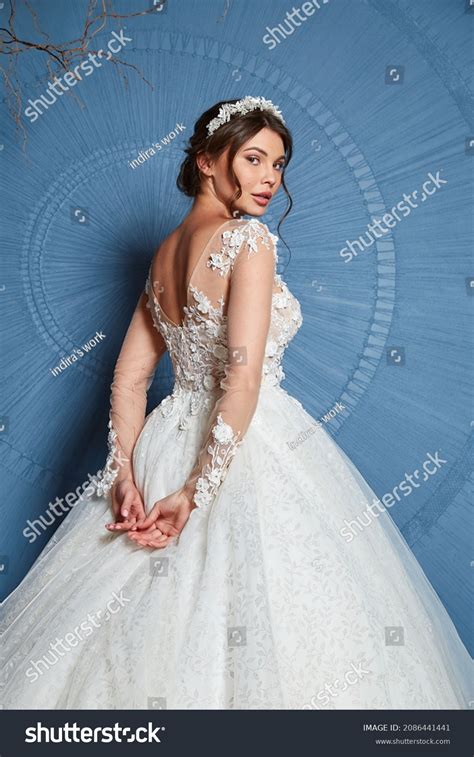 Sexy Beautiful Brunette Woman Pretty Bride Stock Photo Shutterstock