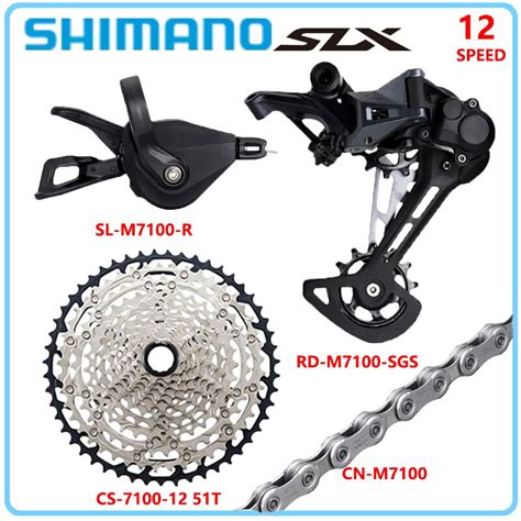 Shimano Slx M X Speed Groupset For Mtb Bike Shifter Rear