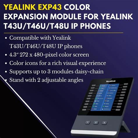 Buy Yealink Exp Color Expansion Module At Costtocost Uae