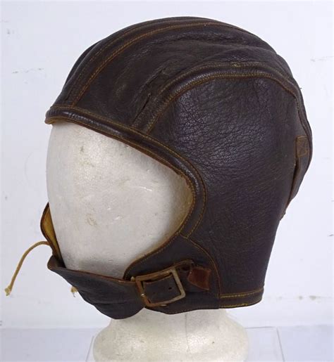 Original Wwii Navy Aviator Naf 1092 Flight Helmet International