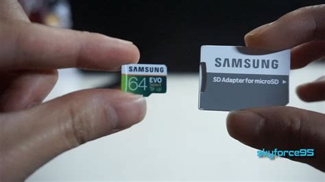 Samsung Microsdxc Evo Memory Card W Adapter 64gb - Adapter View