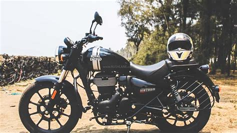 Royal Enfield Meteor 350 Custom Black With Stripes From 650 Gt